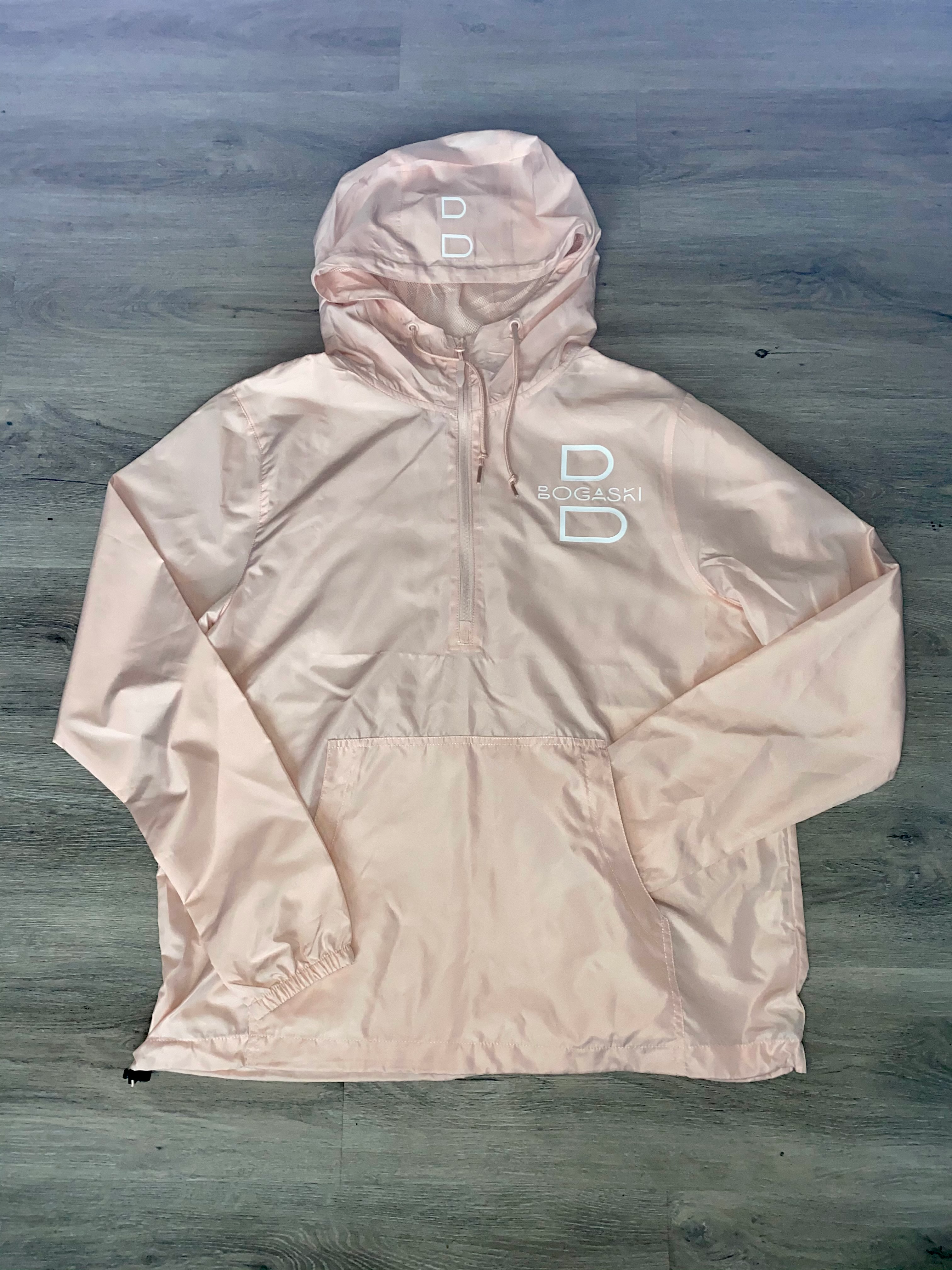 Blush pink windbreaker best sale